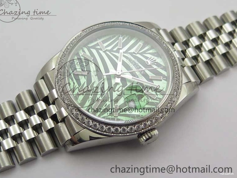 Bracelet 1:1 BP Best on Edition DateJust Dial SS 36 Green Maker New Jubilee 126284 0414